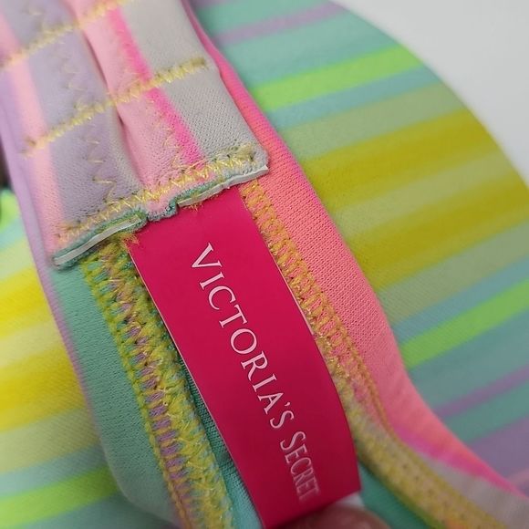 Victoria Secret Multi Color pastel Stripe Top - Picture 4 of 4
